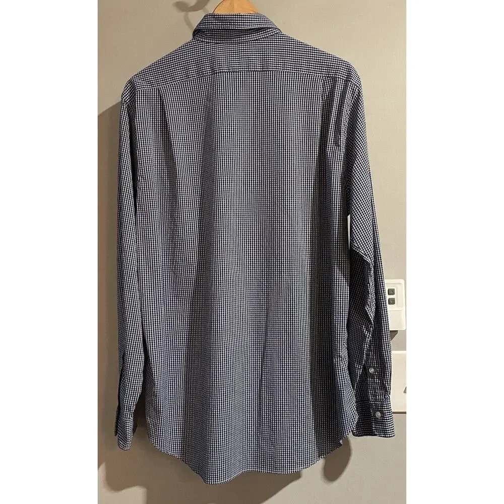 Polo Ralph Lauren Performance Shirt Gingham Long Sleeve Button Up‎ Mens Large